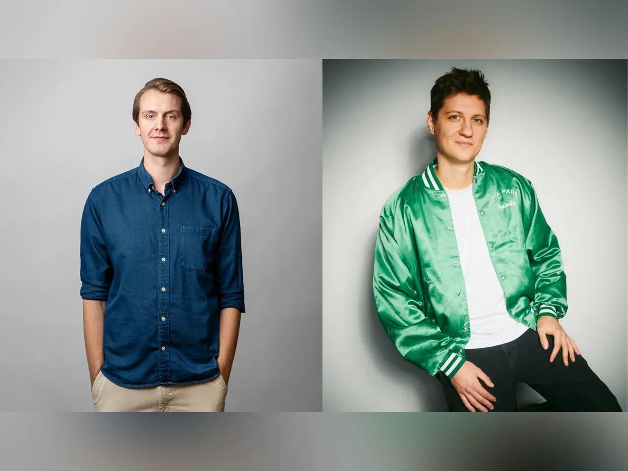 Bildcollage mit jeweils einem Porträt von Jonas Greiner und Friedrich Herrmann