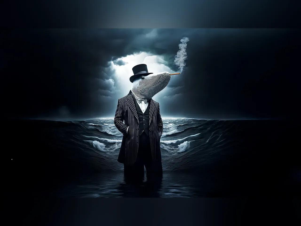 Orson Welles probt Moby Dick