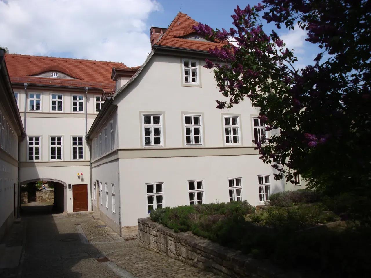 Fassade des Frommanschen Anwesens in Jena